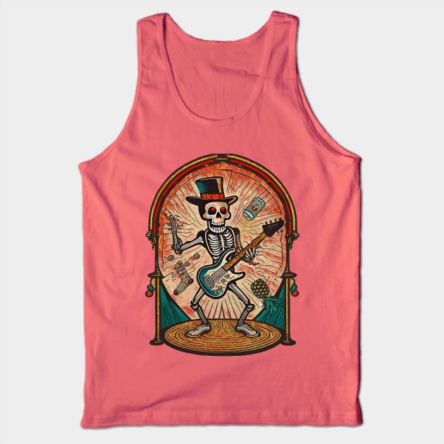 Dead Rock Star Tank Top by Midcenturydave